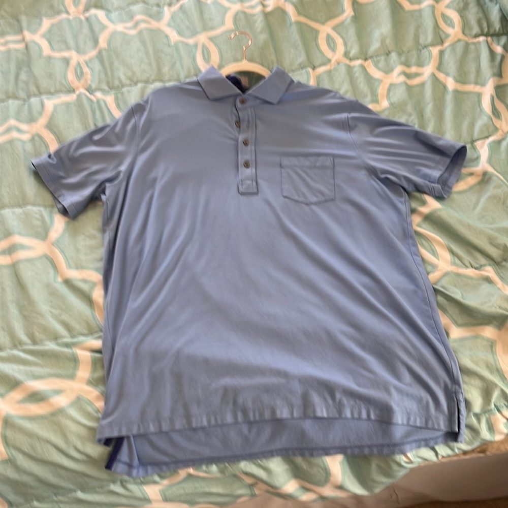 Greyson XL polo shirt light blue